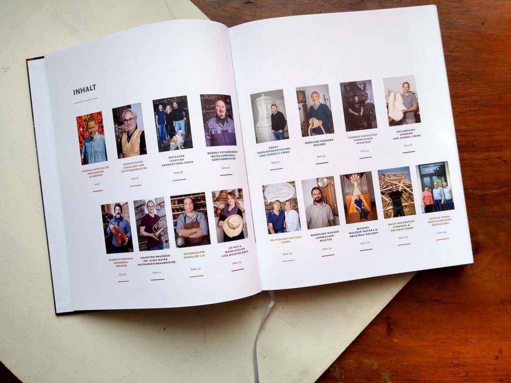 Inhaltsverzeichnis Design Fotobuch